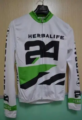 HERBALIFE 24 Cycling Jerseys Ropa Ciclismo Jersey Long Sleeve Sports Clothing Full Voyage Mondiale Bicycle long | Спорт и
