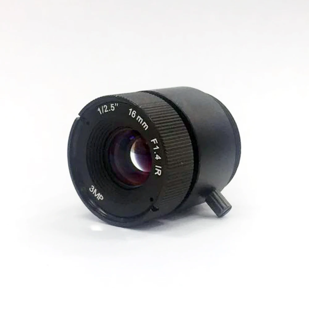 Новый фиксированный объектив 16 мм 1/2 5 &quotF1.4 IR 3MP CS для камеры видеонаблюдения