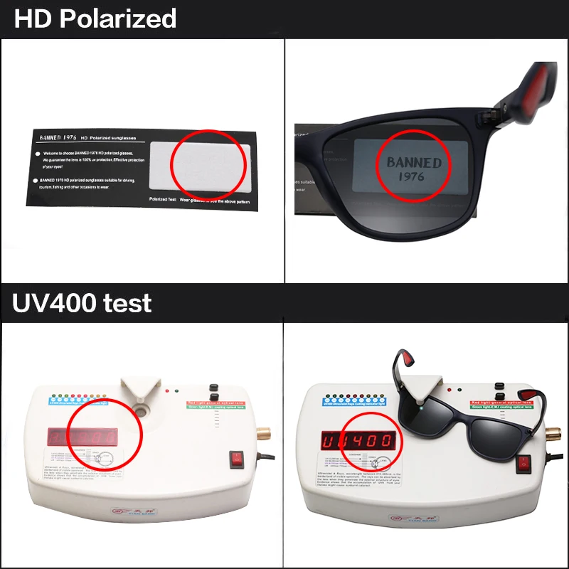 Солнцезащитные очки HD поляризационные для мужчин и женщин UV 400 Модные Винтажные