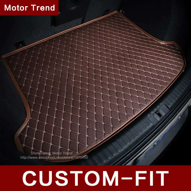 

3D Custom fit car trunk mat for Honda Accord Civic City HRV Vezel Crosstour Fit car-styling heavey duty tray carpet cargo liner