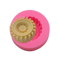 large wheel turned sugar cake silicone mold chocolate craft soap mold lace cake dessert decoration mold diy cookie baking tools