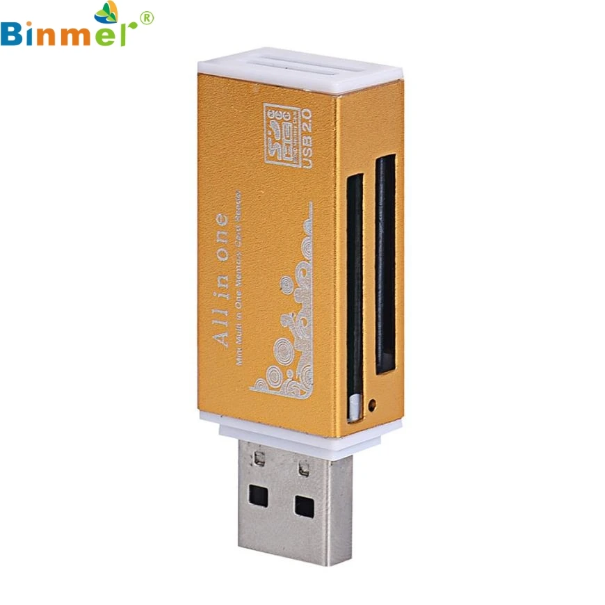 Binmer, заводская цена, USB 2,0, все в 1, устройство для чтения карт памяти, GD 60310, Mosunx, Прямая поставка