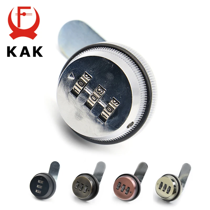 KAK Combination Cabinet Lock Black/Silver Zinc Alloy Password Locks Security Home Automation Cam Lock For Mailbox Cabinet Door KAK Combination Cabinet Lock Black/Silver Zinc Alloy Password Locks Security Home Automation Cam Lock For Mailbox Cabinet Door