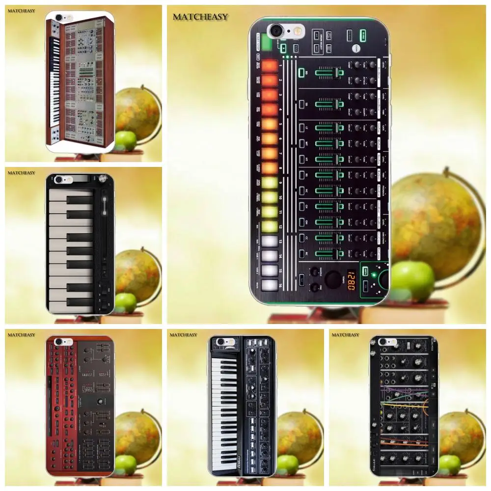 Классический синтезатор Synth Moog Мягкий чехол из ТПУ для Apple iPhone X XS Max XR 4 4S 5 5C SE 6 6S 7 8
