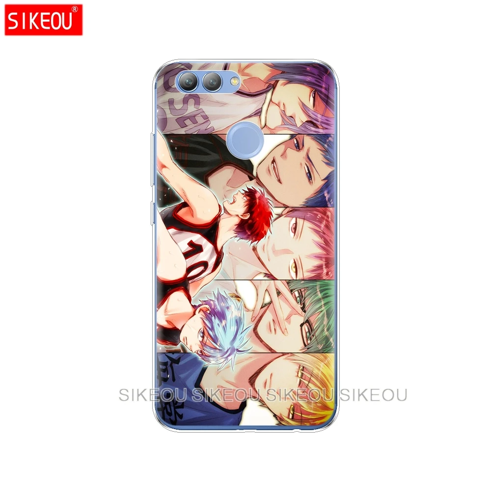 Силиконовый чехол для телефона huawei Y3 Y6 Y5 2 II 2017 nova 3e 2s LITE plus Kuroko no Basket kawaii Tetsuya