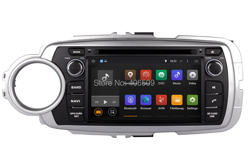 Android 8 0 Автомобильный DVD плеер для Toyota Yaris 2011 2012 2013 с GPS навигацией Радио BT WiFi Auido