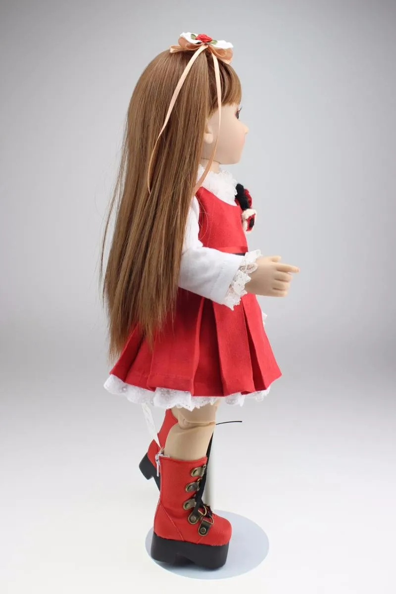 1/4 45 см шарнирное тело SD/BJD Кукла Принцесса малыш макияж Ангел bebe живая