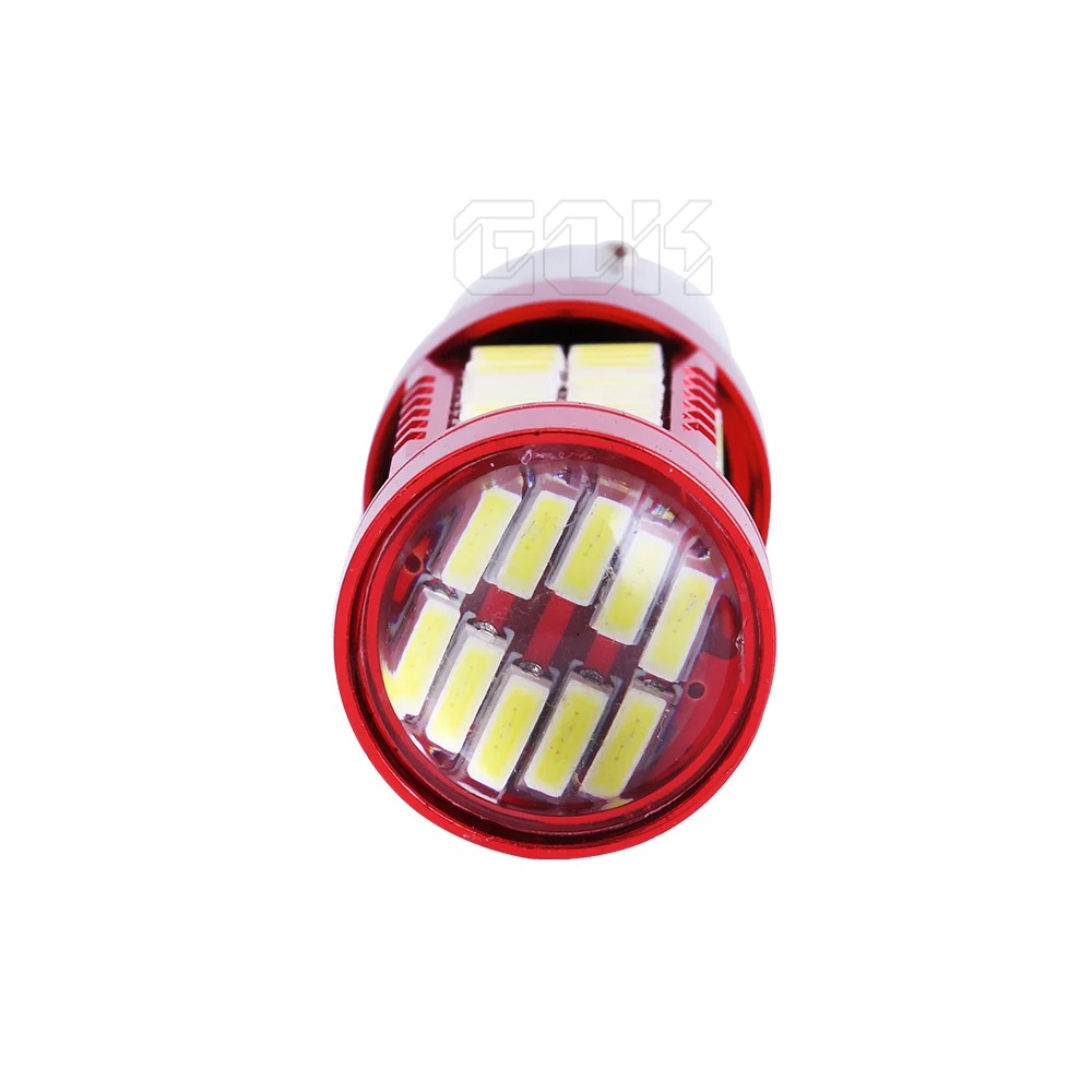 2 шт. P21W BA15S BAY15D 1157 1156 светодиодный 106smd 4014 12 В автомобильный 30 Вт SMD S25 указатель