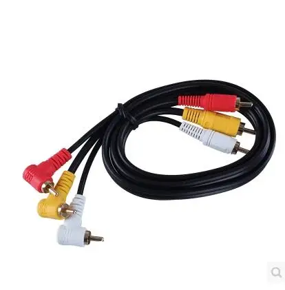 Аудиокабель 3RCA аудиокабель 3 RCA штекер AV кабель для DVD CD ТВ усилителя проектора