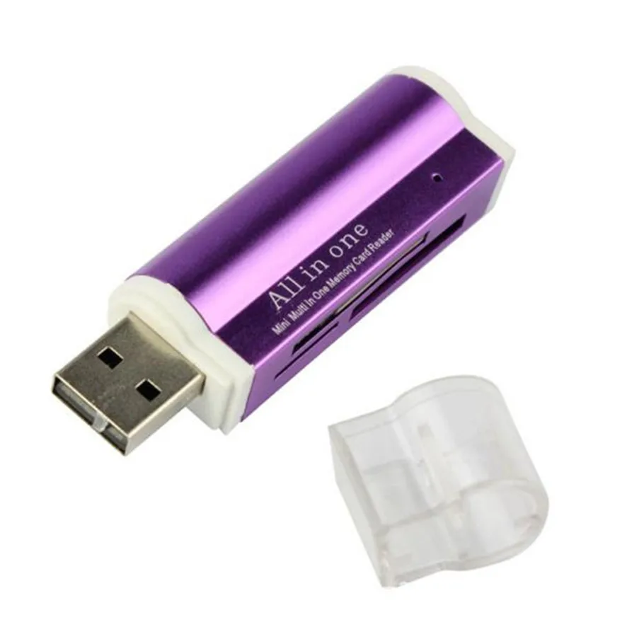 Лучшая цена для Micro SD SDHC TF M2 MMC MS PRO DUO все в 1 USB 2 0 мульти считыватель карт памяти |