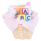 Корзины для кукольного домика Миниатюрные аксессуары кукольный домик миниатюры 1:12 необходимые туалетные принадлежности для кукольной ванны