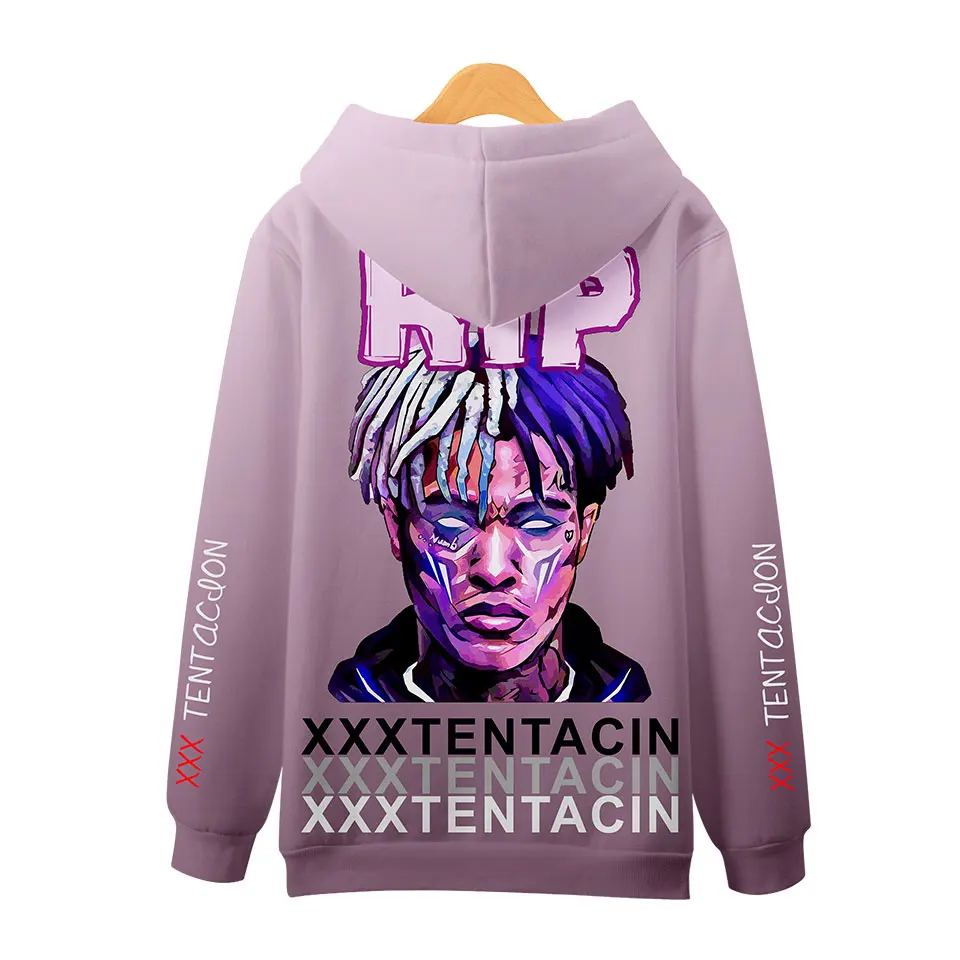 Толстовка с капюшоном XXXTENTACION для мужчин и женщин модные популярные худи в стиле