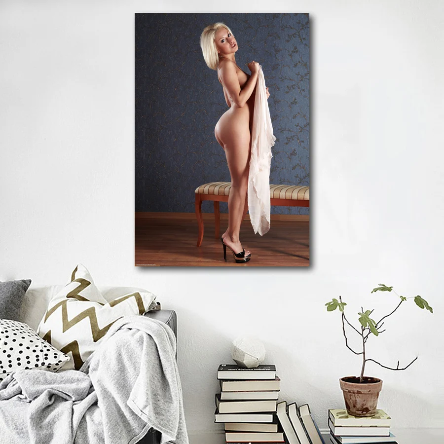 Для подиума Светлые сексуальные Женщина для девочек настенные художественные