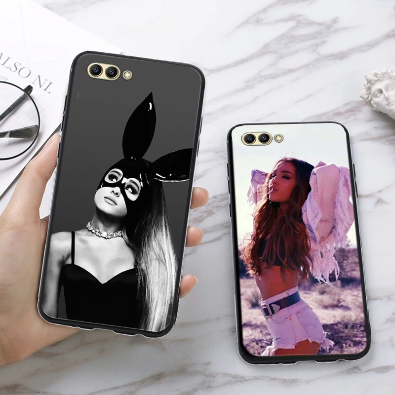 Чехол ariana grande силиконовый для Huawei honor 6A 7A Pro 7X 8 Lite 8A 8X 8C 9 Note 10 View 20 20S 9X|Бамперы| |