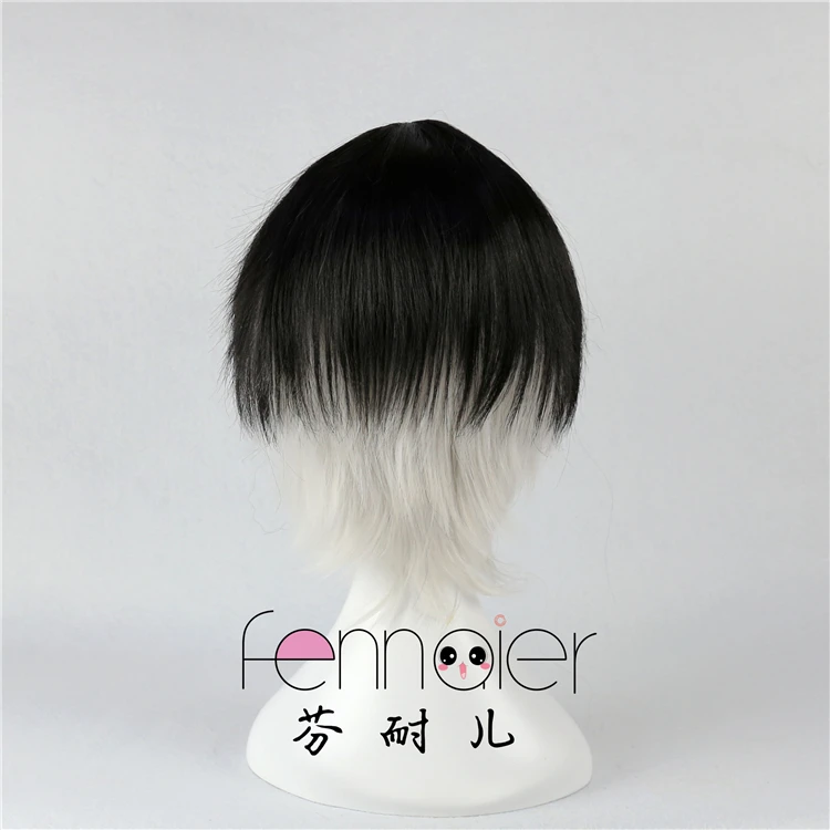 

Anime Tokyo Ghoul Haise Sasaki Wigs Finsin Zuozum Short Synthetic Hair Perucas Cosplay Wig+Wig Cap