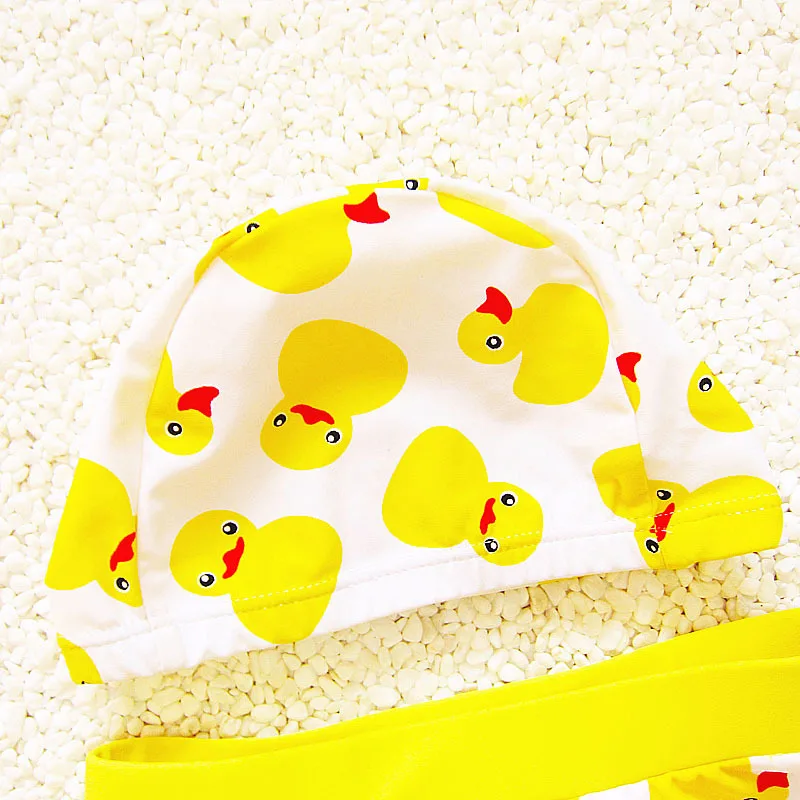 Детские купальники Желтый утенок из мультфильма для мальчиков детские