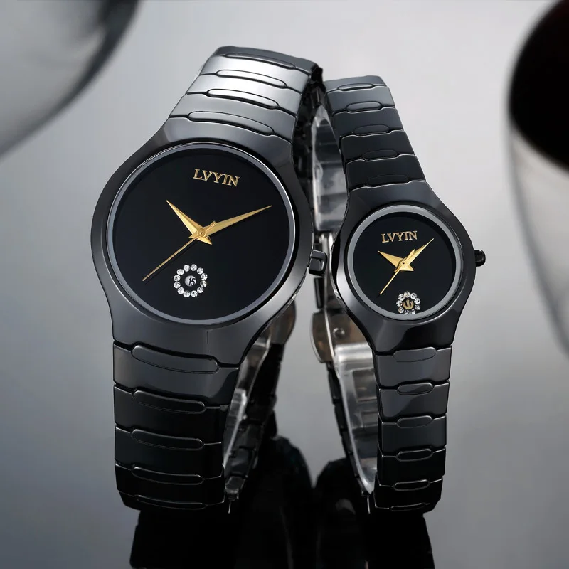 Роскошные женские и мужские наручные часы керамические lvyin Брендовые