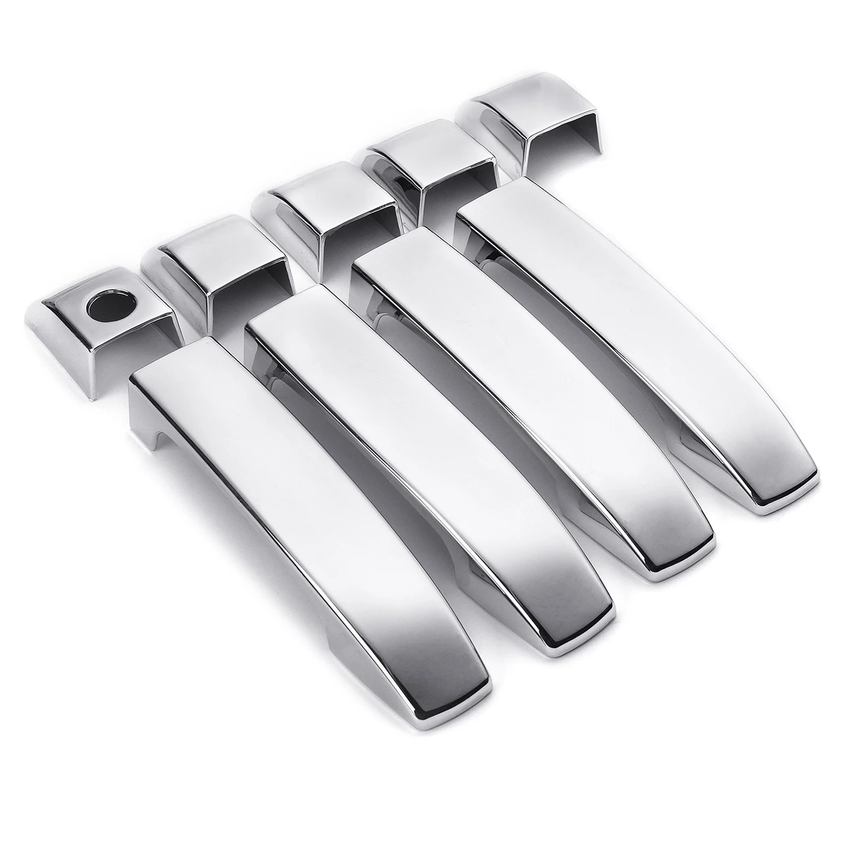 Набор из 9 хромированных крышек для дверных ручек Range Rover L322 Vogue 2002 2003 2004 2005 2006 2007 2008