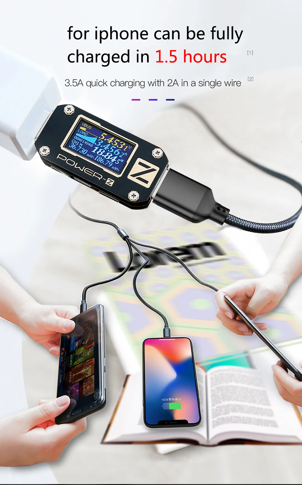 CBAOOO USB кабель 3 в 1 для мобильного телефона Micro usb type C кабель зарядного устройства для iPhone Android зарядный кабель Micro USB шнур зарядного устройства