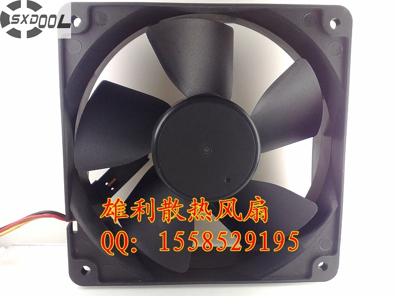 SXDOOL вентилятор для компьютера 120 мм FD121238EB pc Кулер 12 В 0.83A см 12038 3 Проводные