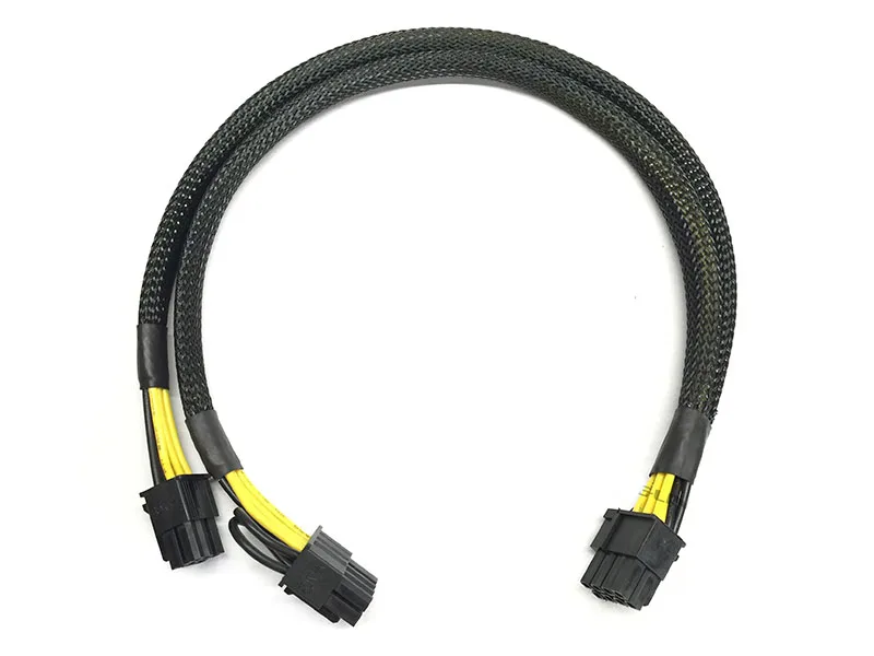 50 шт. 8pin на PCI-E PCIe + 6pin GPU видео карты Мощность Рукав Кабель 18AWG для DELL край R720 35 см |