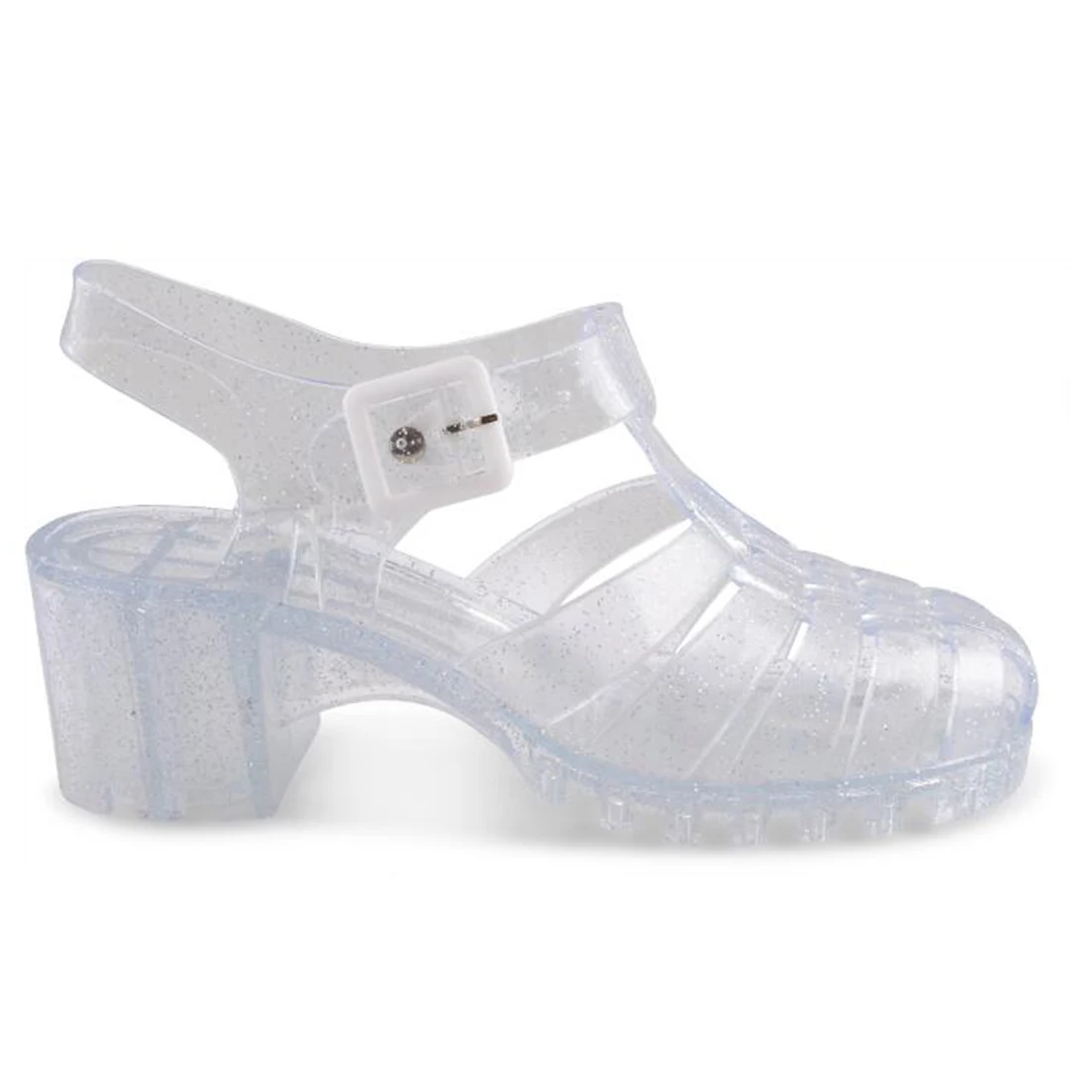 Хит продаж женские сандалии летние модные в стиле ретро прозрачные с кристаллами