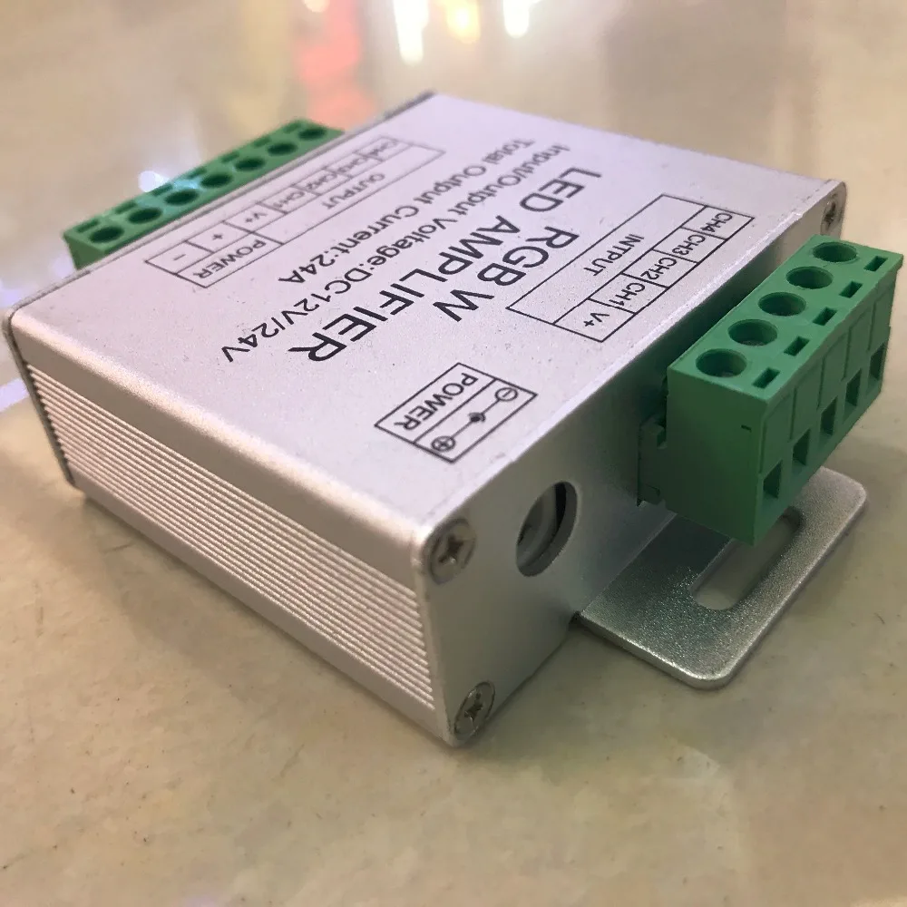 LED RGBW/RGB усилитель DC12 24 V 24A 30A 4 канальный выход 5050 RGBCW/RGB Светодиодная лента