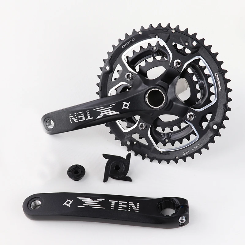 Prowheel TEN-751-TT полый 9S 26 36 48T велосипедный шатун для горного велосипеда цепь колеса свободного хода Кривошип и цепное колесо