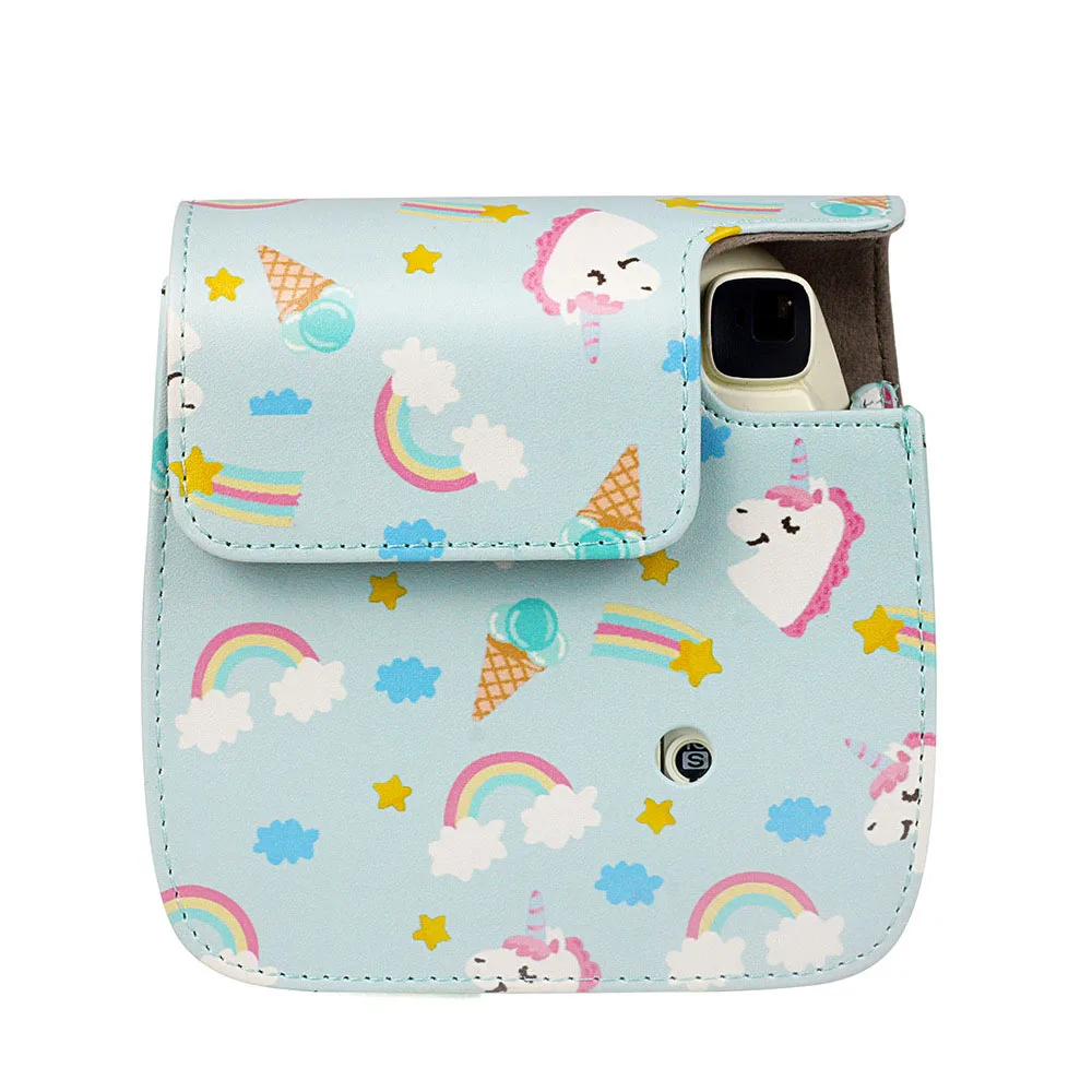 Пленка FUJIFILM Mini8/8 +/9 Rainbow INS из искусственной кожи сумка для камеры Instax с единорогом