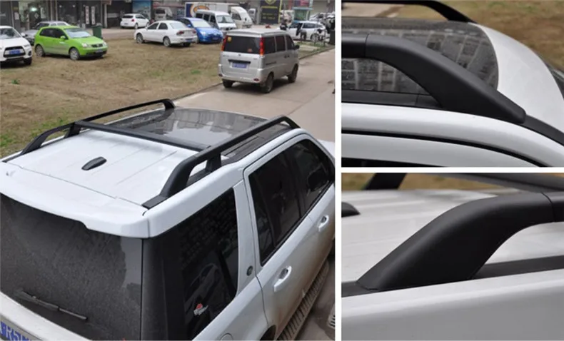 Для Land Rover freelander 2 LR2 2004 алюминиевый сплав топ Рейлинги на крышу стойки боковые панели отделка