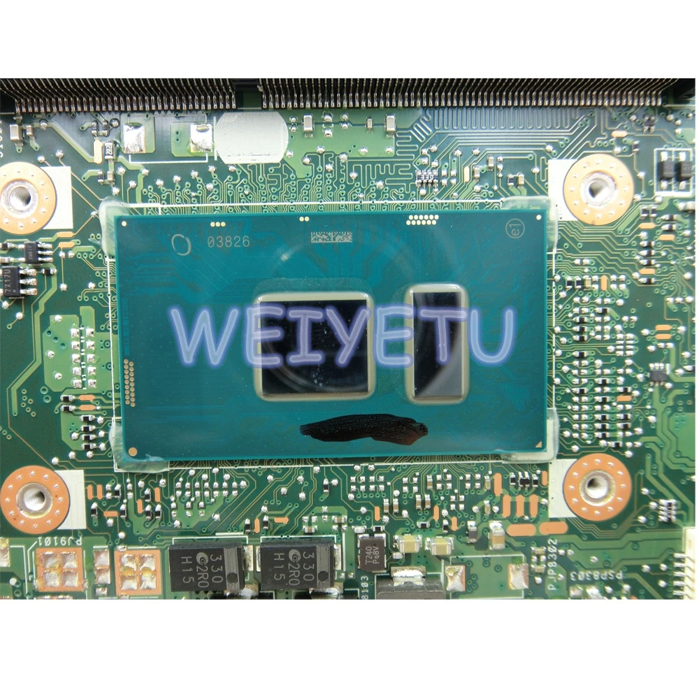 Материнская плата X556UA _ BD._ 4G/I3 6100 CPU/AS GM для ноутбука ASUS K556U/FL5900/ X556U X556UJ X556UB