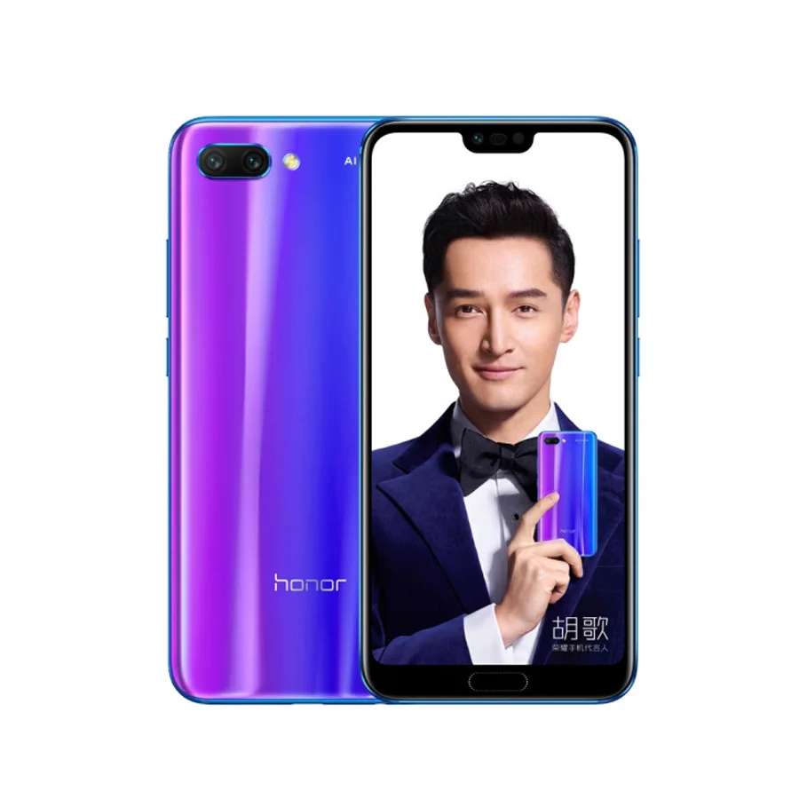 Honor 10 глобальная прошивка NFC Android 8,1 Восьмиядерный мобильный телефон 5,84 дюймов 2280x1080 3400 мАч 24MP отпечаток пальца 4G LTE смартфон