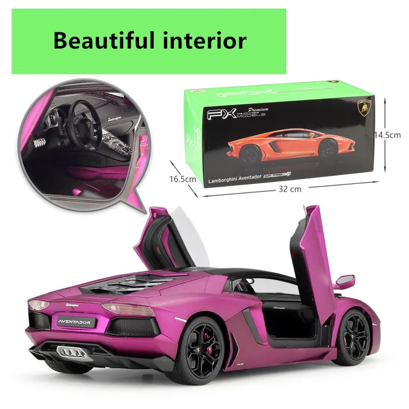 WELLY 1:18 Lamborghini Eventador Aventador LP700 4 сплав Ретро модель автомобиля классический