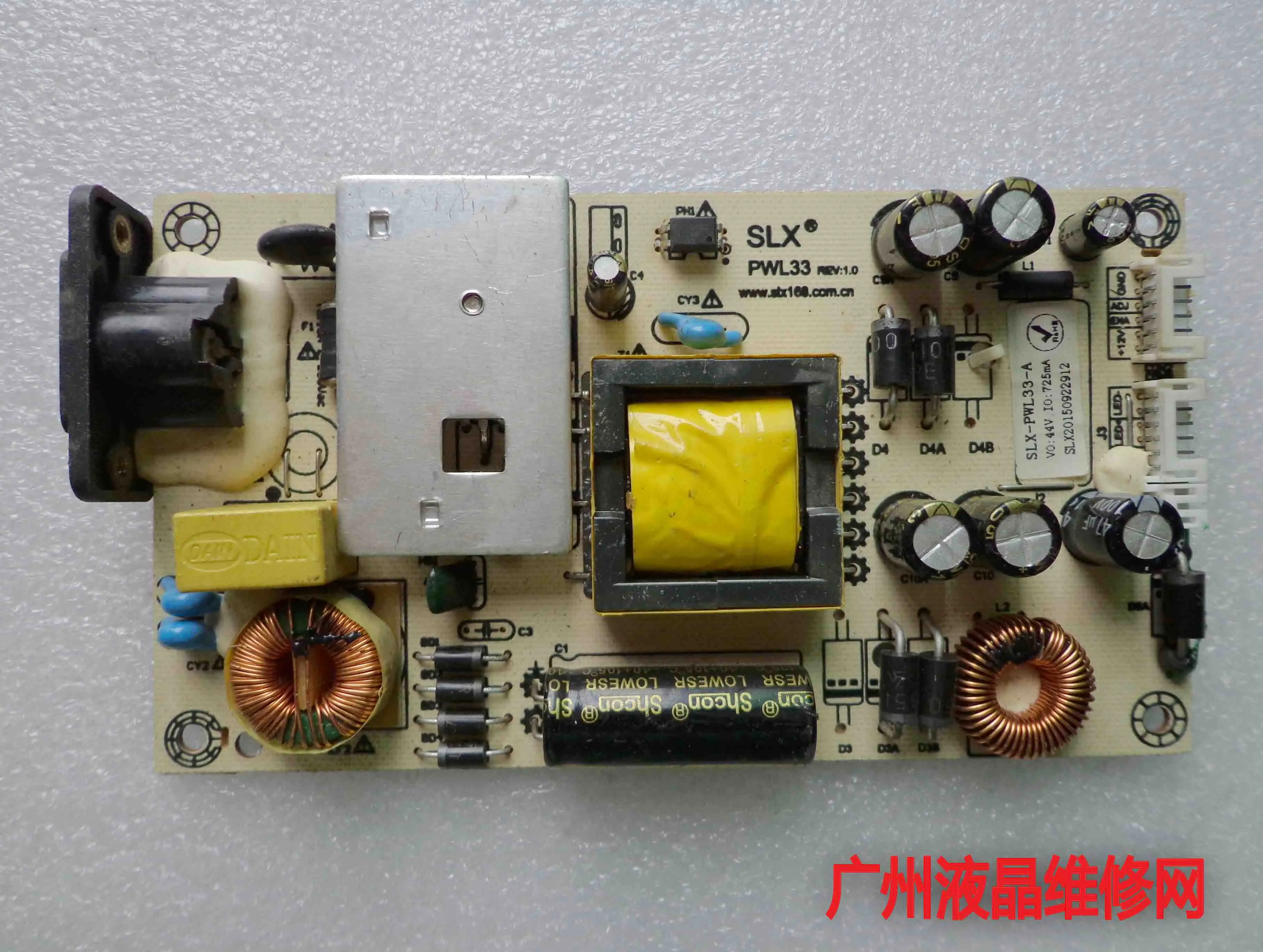 

XL320 LCD TV power board PWL33 REV:1.0 SLX-PWL33-A