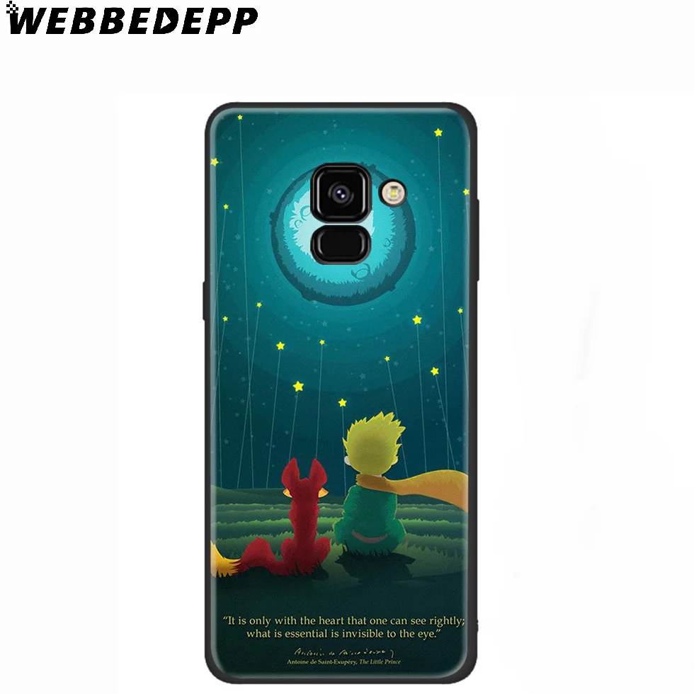 WEBBEDEPP The Little Prince Silicone Case for Samsung Galaxy A3 A5 A6 A7 A8 A9 A10 A20 A30 A40 A50 A70 M10 M20 M30 |