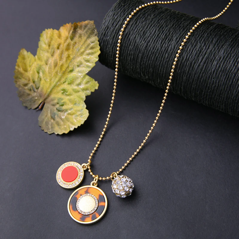 Bulk Price Classical Simple Element Small Beads Chain Long Necklace Unique Design Pendant inexpensive Wholesale | Украшения и
