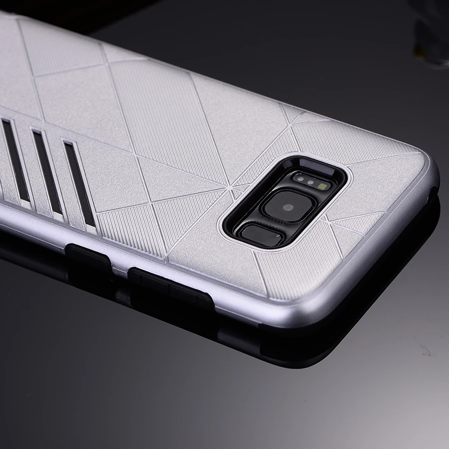 Чехол для телефона Samsung Galaxy S8 G9500 G950U ПК Жесткий роскошь Анти стук мобильный задняя