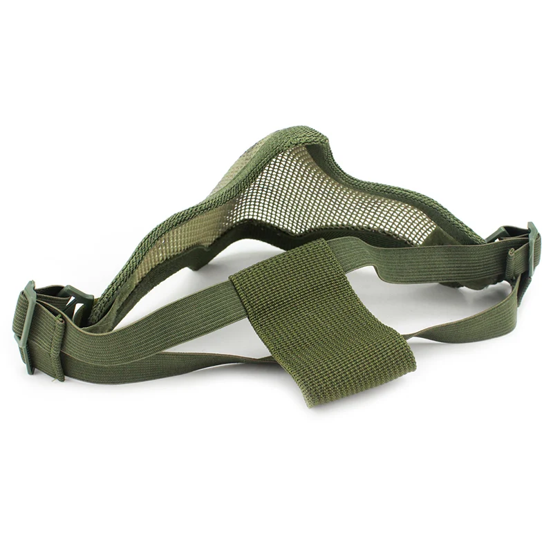 Маска на половину лица ActionUnion для страйкбола тактические маски из металлической