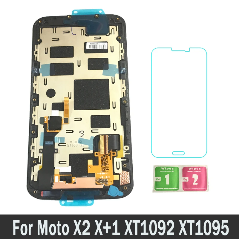 ЖК дисплей s для Motorola Moto X2 X + 1 XT1092 XT1095 XT1097 с рамкой сенсорный экран планшета