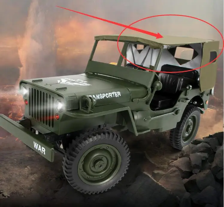 JJRC Q65 C606 D844 1:10 RC Автомобиль 2 4G 4WD Кабриолет дистанционное управление свет Jeep