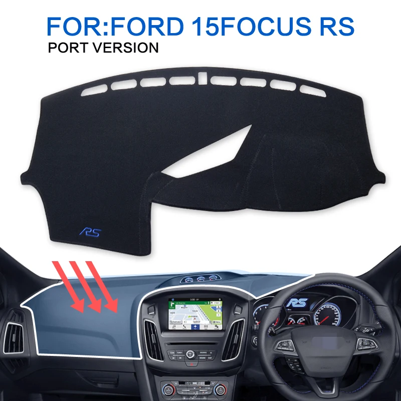 Противоскользящий коврик smabee для приборной панели чехол Ford Focus RS 2015 2018 аксессуары