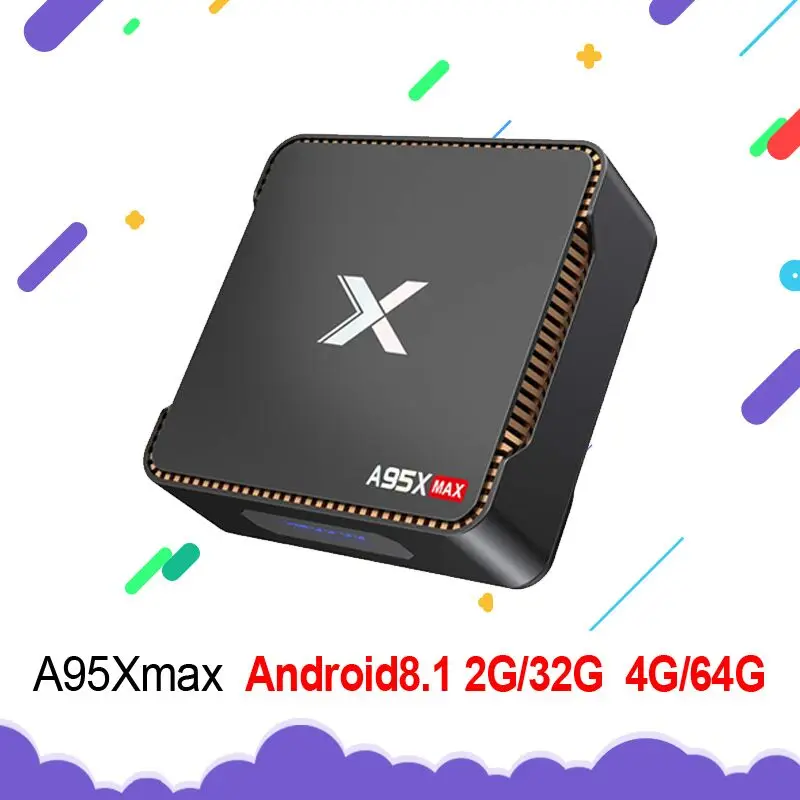 Новый горячий 2019 A95X MAX X2 Android 8 1 4G/64G Amlogic S905X2 2 4G & 5G Wifi BT 4 1000 M Smart tv Box set top box PK T9