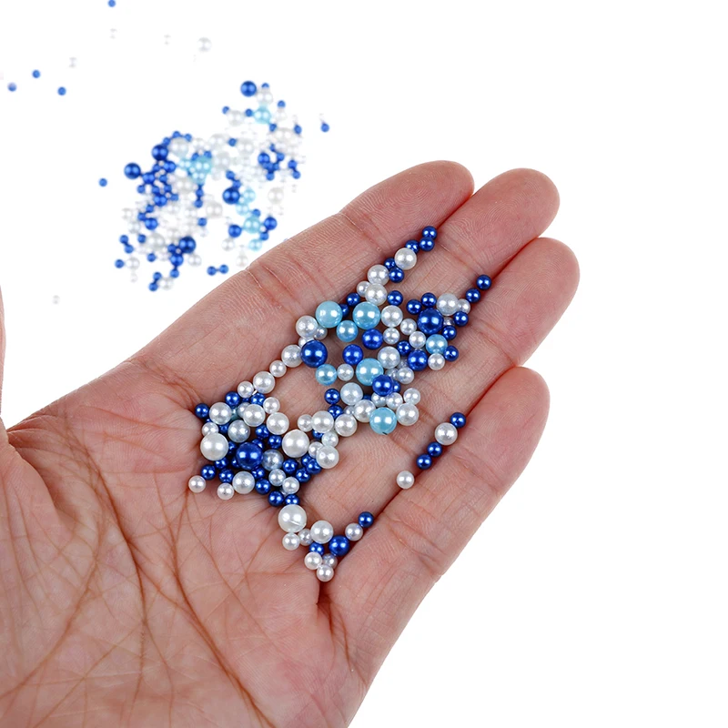 15g Fishbowl Beads Slime Supplies DIY Glitter Pearls Slime Filler Fluffy Decoration Color Gradient Slime Accessories