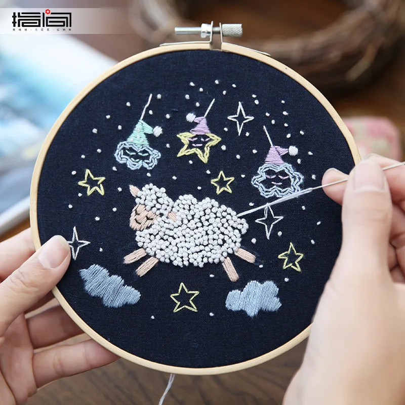 Креативные DIY ленты для вышивки для начинающих рукоделие тренировочные наборы для вышивки крестиком настенная живопись искусство украшение дома наборы для встречи