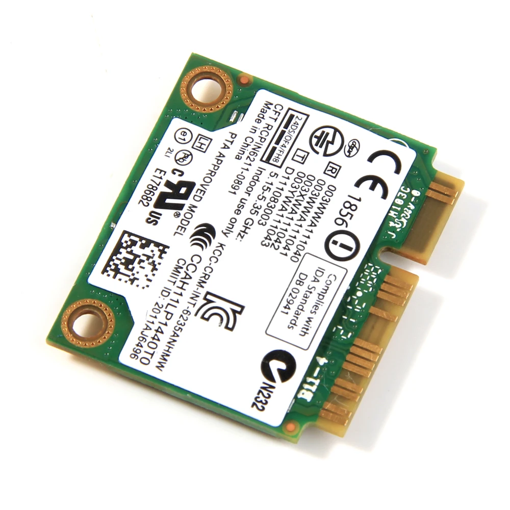 Двухдиапазонный 300 Мбит/с беспроводной Bluetooth 4 0 для Intel Centrino Advanced-N 6235 6235ANHMW