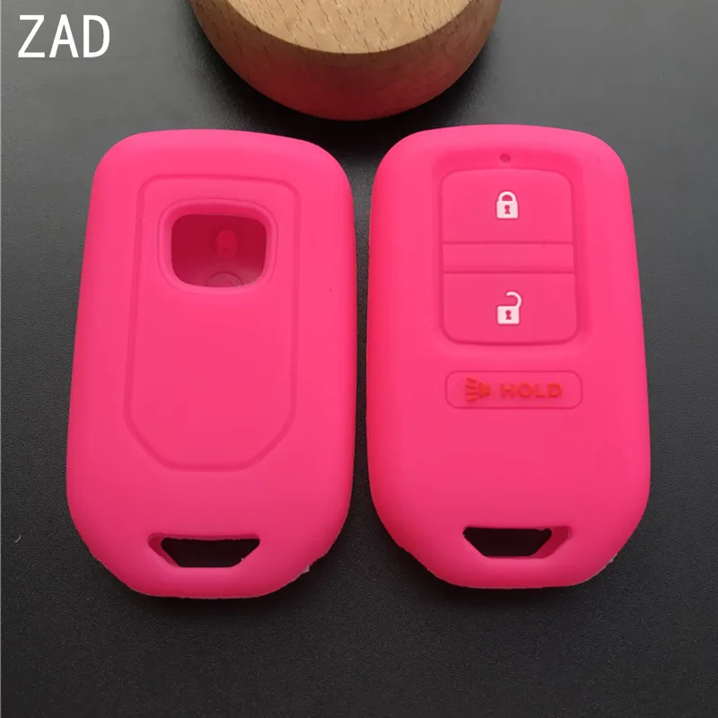 ZAD silicone rubber car key case cover for honda fit jade CRV VEZEL XRV CRIDE 3 buttons | Автомобили и мотоциклы