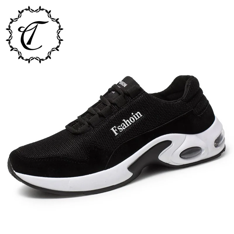 CatriCa Air Cushion Hot Sale Designer Trainers Breathable Shoes Men High Quality Male Tennis Sneakers 2019 Black White Gray Q03 | Обувь