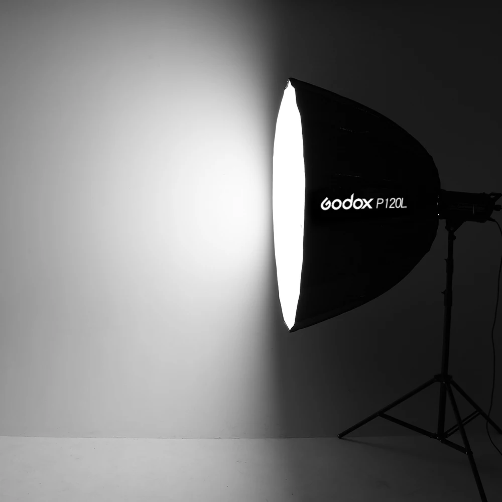Godox портативный P120L 120 см Глубокий параболический софтбокс для Bowens Profoto Elinchrom