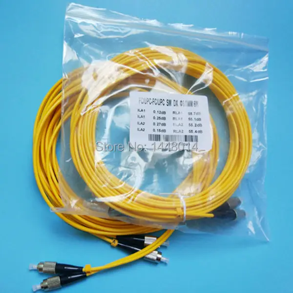 5pcs wholesale large format solvent printer JHF Phaeton Infiniti Gongzheng GZ 6M length double line fiber optical cable | Компьютеры и