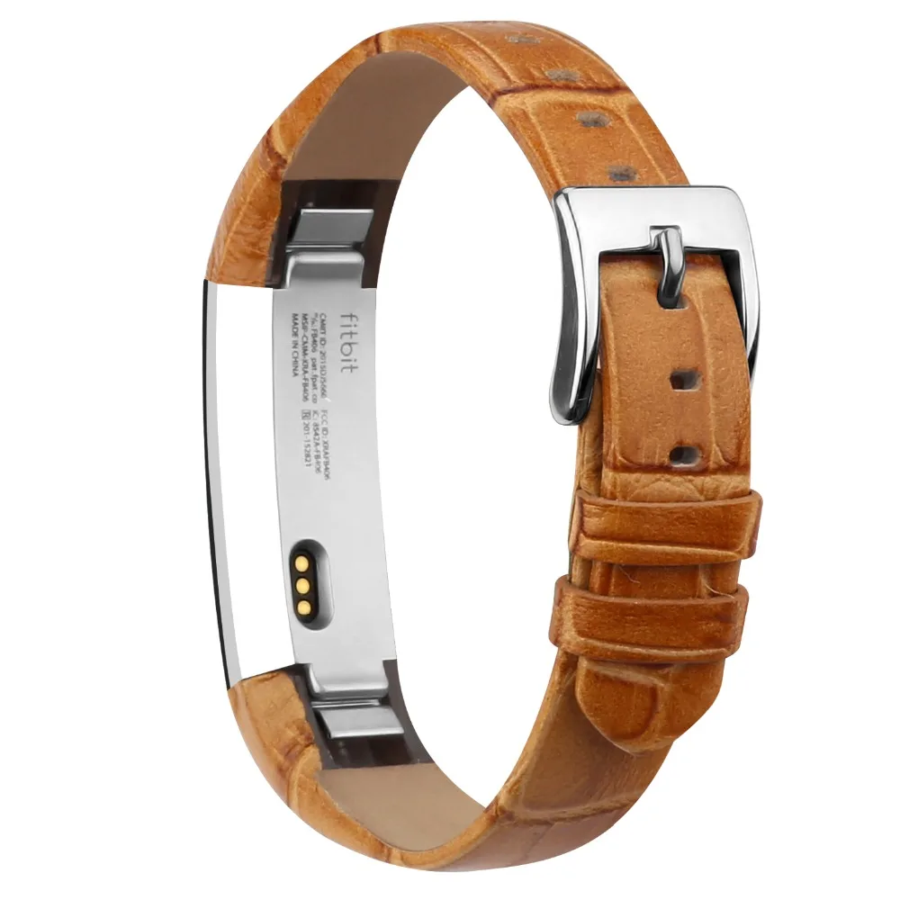 Ремешок Для Fitbit Alta HR Replacment, золотистый, серебристый кожаный ремешок для Fitbit Alta hr, женские браслеты из натуральной кожи